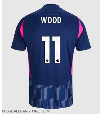 Nottingham Forest Chris Wood #11 Replik Auswärtstrikot 2024-25 Kurzarm